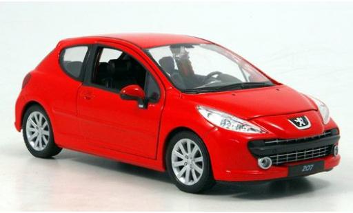 Modelauto Peugeot 207 Base rood 1/24 Welly
