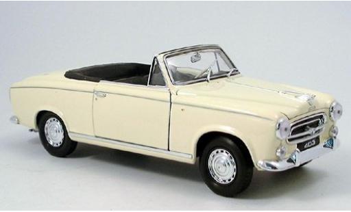 Modelauto Peugeot 403 Cabriolet Cabrio beige 1957 1/18 Welly