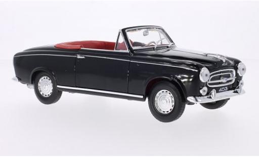 Modelauto Peugeot 403 Cabriolet zwart 1957 1/18 Welly