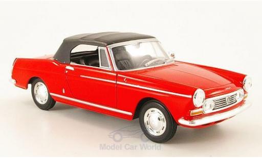 Modelauto Peugeot 404 Cabriolet rood 1963 gesloten 1/24 Welly