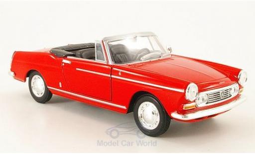 Modelauto Peugeot 404 Cabriolet rood 1963 zonder Vitrine 1/24 Welly