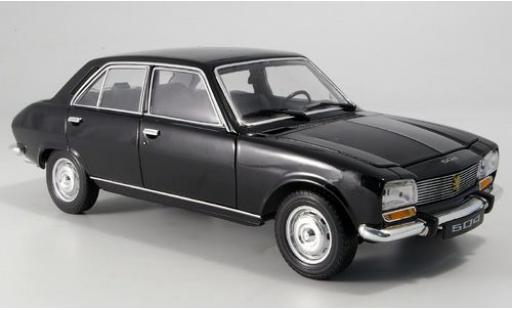 Modelauto Peugeot 504 Berline zwart 1975 1/18 Welly