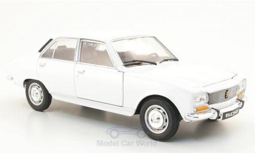 Modelauto Peugeot 504 Berline wit 1975 zonder Vitrine 1/24 Welly