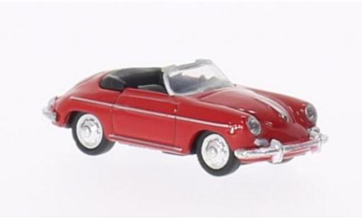 Modelauto Porsche 356 B B Cabrio rood 1/87 Welly