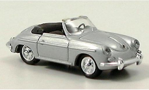 Modelauto Porsche 356 B B Cabrio grijs 1/87 Welly