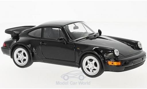 Modelauto Porsche 911 Turbo 3.0 zwart 1974 1/24 Welly