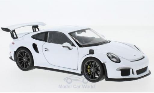 Modelauto Porsche 911 GT3 RS wit 2015 1/24 Welly