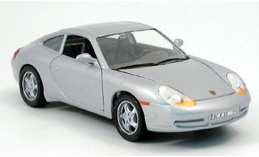 Modelauto Porsche 911 Base grijs 1997 1/24 Welly
