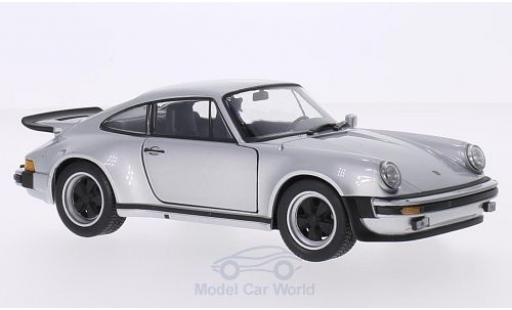 Modelauto Porsche 911 Turbo 3.0 grijs 1974 1/24 Welly