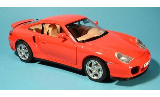 Modelauto Porsche 911 Turbo rood 1/18 Welly