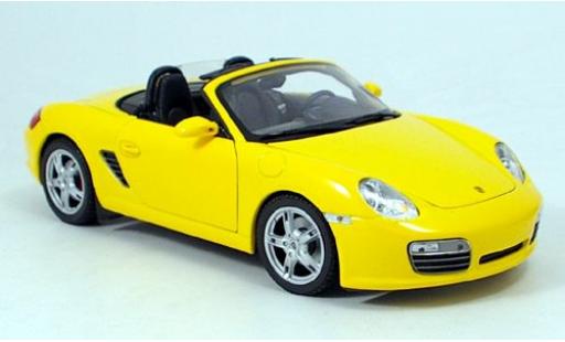Modelauto Porsche 718 S geel open 1/18 Welly