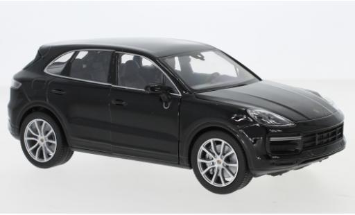 Modelauto Porsche Cayenne Turbo zwart 1/87 Welly