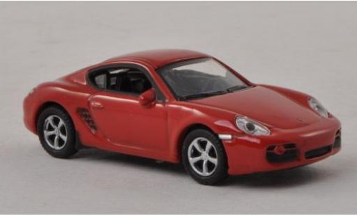 Modelauto Porsche 718 S rood 1/87 Welly