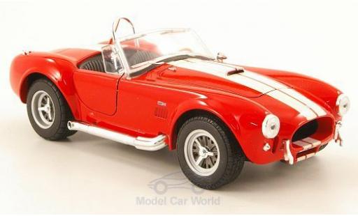 Modelauto Shelby Cobra 427 S/C SC rood/beige 1965 1/24 Welly