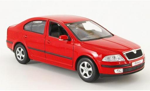 Modelauto Skoda Octavia Base rood 1/24 Welly