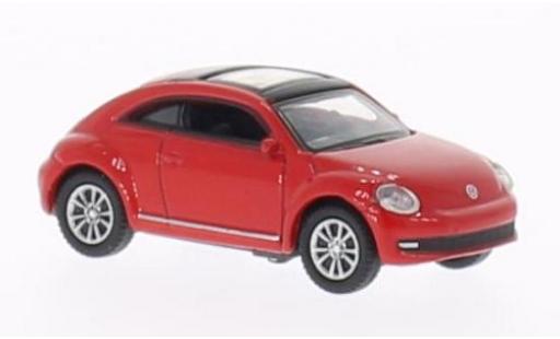 Modelauto Volkswagen Beetle Base rood 1/87 Welly