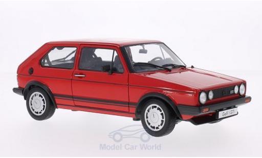 Modelauto Volkswagen Golf GTI I rood 1982 1/18 Welly
