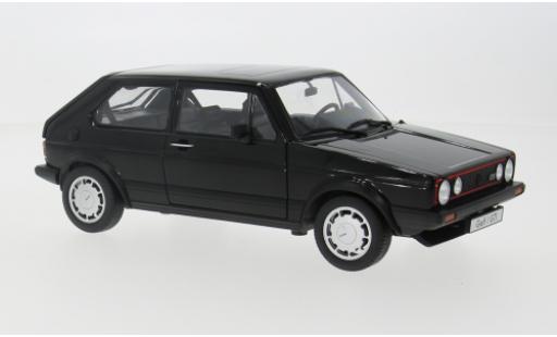 Modelauto Volkswagen Golf GTI I zwart 1983 1/18 Welly
