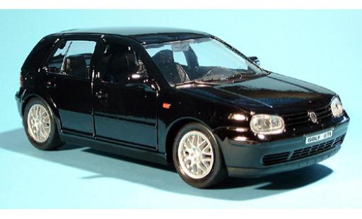 Modelauto Volkswagen Golf Base IV zwart 1/24 Welly