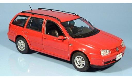 Modelauto Volkswagen Golf Variant rood 2001 1/24 Welly