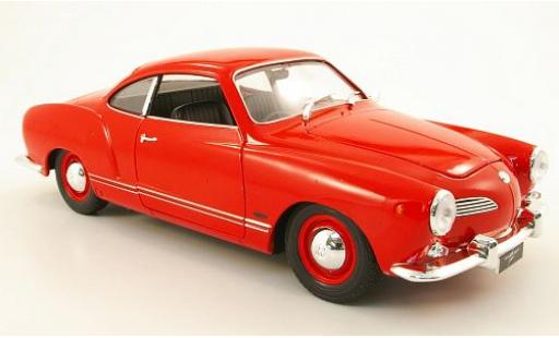 Modelauto Volkswagen Karmann Ghia Coupe Ghia Coup&Atilde;&copy; rood 1/18 Welly