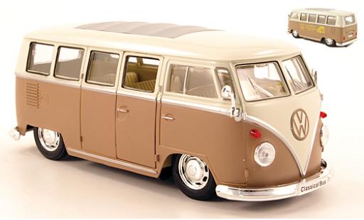 Modelauto Volkswagen T1 B Bus 60. Internationales VW-Van-Treffen 1962 1/24 Welly