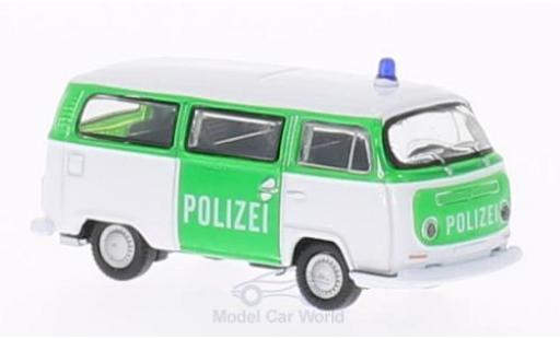 Modelauto Volkswagen T2 B Bus Politie 1972 1/87 Welly