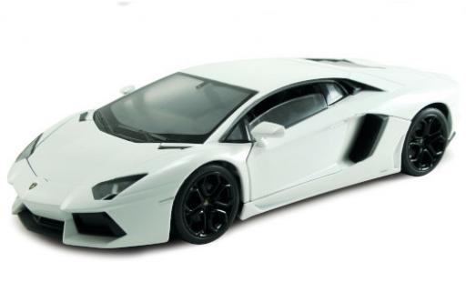 Modelauto Lamborghini Aventador LP 700-4 wit 1/24 Welly