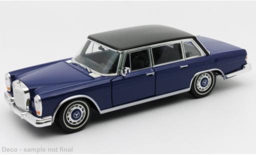 Modelauto Mercedes 600 Base blauw 1963 1/24 Welly
