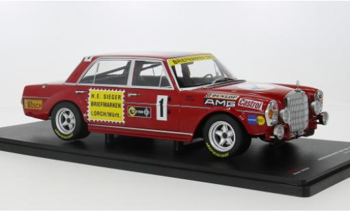 Modelauto Mercedes 300 6.8 SEL 24h N&Atilde;&frac14;rburgring 1972 Hannen Alt #1 1/18 Werk83