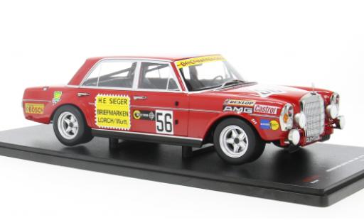 Modelauto Mercedes 300 6.8 SEL AMG 200 Meilen N&Atilde;&frac14;rnberg 1972 #56 1/18 Werk83