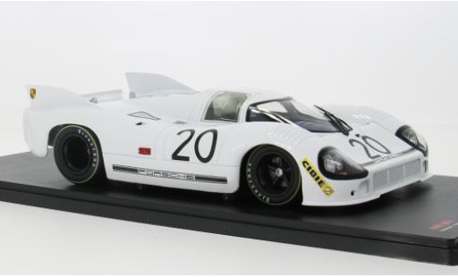 Modelauto Porsche 917 1971 /20 wit 24h Le Mans Martini Racing #20 1/18 Werk83