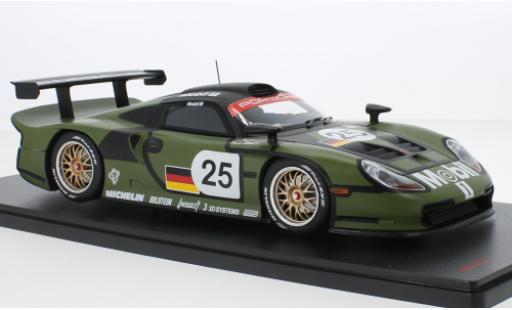 Modelauto Porsche 911 GT1 No.25 24h Le Mans Pre-Qualifying 1997 1/18 Werk83
