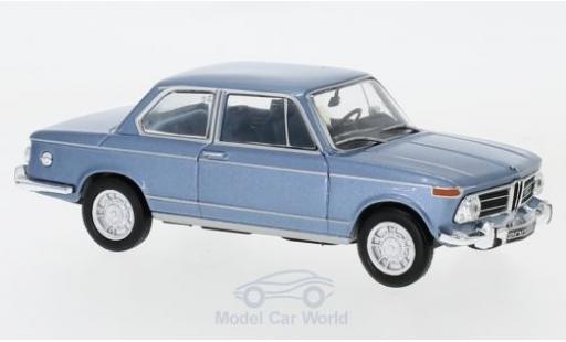 Modelauto Bmw 2002 ti metallic blauw 1968 1/43 WhiteBox