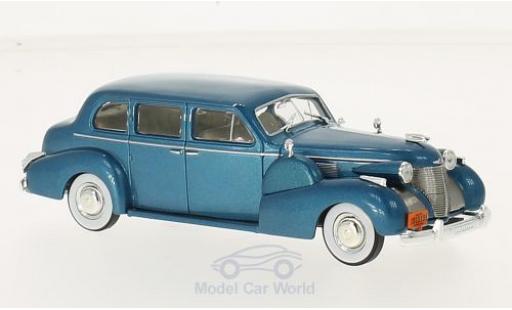 Modelauto Cadillac Series 75 Sedan Fleetwood V8 metallic turquoise 1939 1/43 WhiteBox