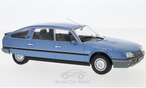 Modelauto Citroen CX Prestige 2500 Phase 2 metallic blauw 1986 1/24 WhiteBox