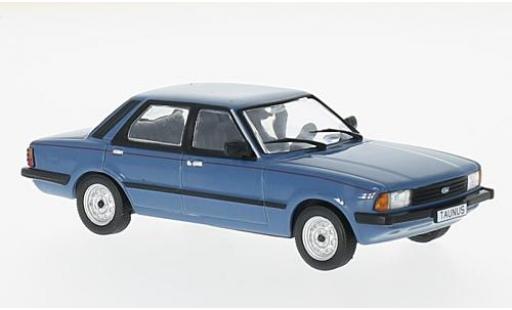 Modelauto Ford Taunus TC2 Brillant blauw 1982 1/43 WhiteBox