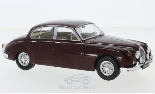 Modelauto Jaguar MK Base II rood 1960 1/24 WhiteBox