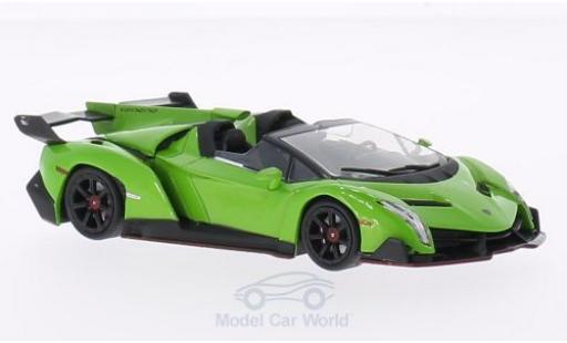 Modelauto Lamborghini Veneno Roadster groen 2013 1/43 WhiteBox