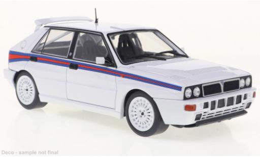 Modelauto Lancia Delta HF Integrale 16V wit/Dekor 1989 1/24 WhiteBox