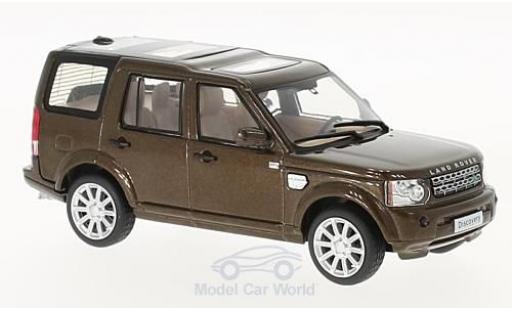 Modelauto Land Rover Discovery Base 4 metallic bruin 2010 1/43 WhiteBox