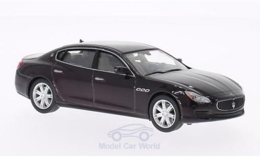 Modelauto Maserati Quattroporte GTS metallic rood 2013 1/43 WhiteBox
