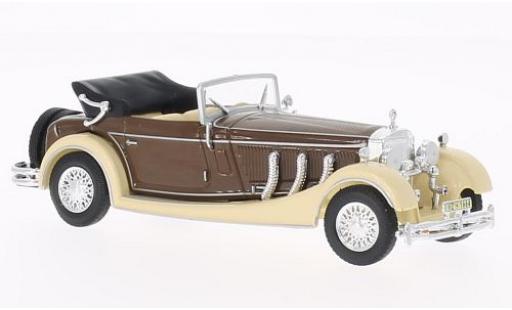 Modelauto Mercedes SS Base beige/bruin 1933 1/43 WhiteBox