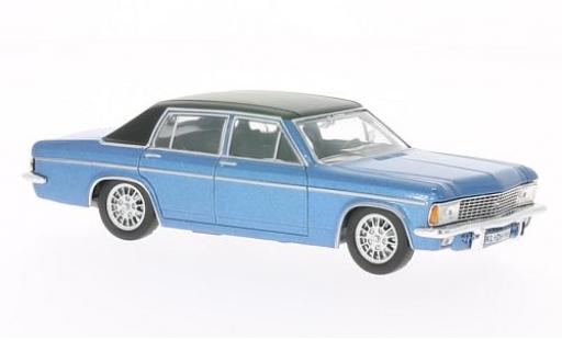 Modelauto Opel Admiral B metallic blauw/zwart 1969 1/43 WhiteBox