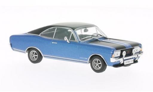 Modelauto Opel Commodore A Coupe GS metallic blauw/zwart 1970 1/43 WhiteBox