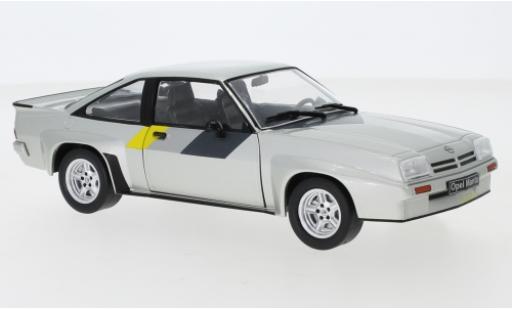 Modelauto Opel Manta B 400 B grijs 1981 1/24 WhiteBox