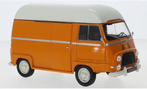 Modelauto Renault Estafette Base oranje/wit 1/24 WhiteBox