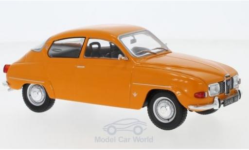 Modelauto Saab 96 V4 oranje 1970 1/24 WhiteBox