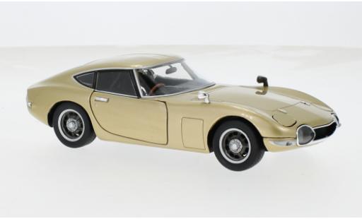 Modelauto Toyota 2000 GT 1967 metallic beige 1/24 WhiteBox