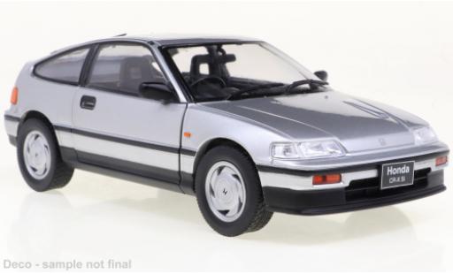 Modelauto Honda CR-X MK2 grijs 1987 1/24 WhiteBox